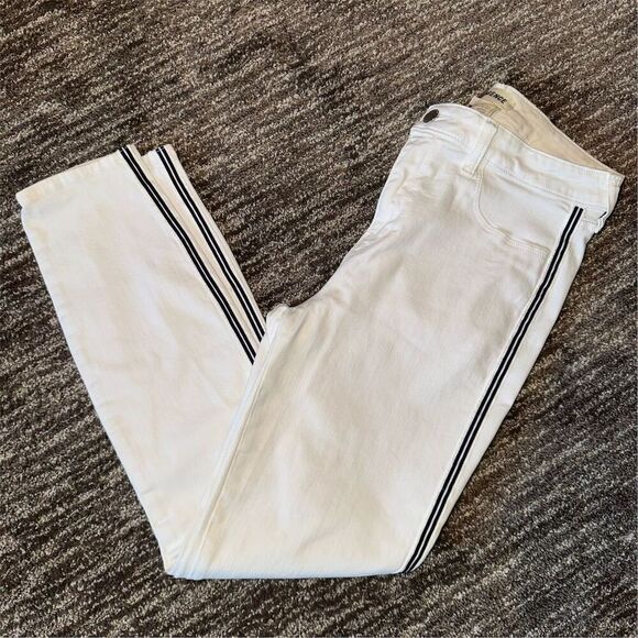 L’agence Women's White Skinny Jeans Size 29 Stretch Denim Contemporary - Picture 2 of 13